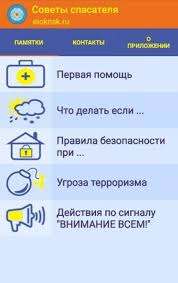 Мобильное приложение «Советы спасателя» признано лучшим в Сибири