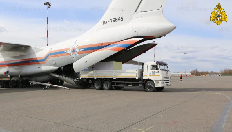 Борт МЧС России с оборудованием для космического мониторинга вылетел в Республику Саха (Якутия)