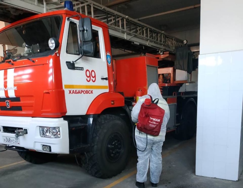 МЧС России продолжает спецобработку социальных объектов