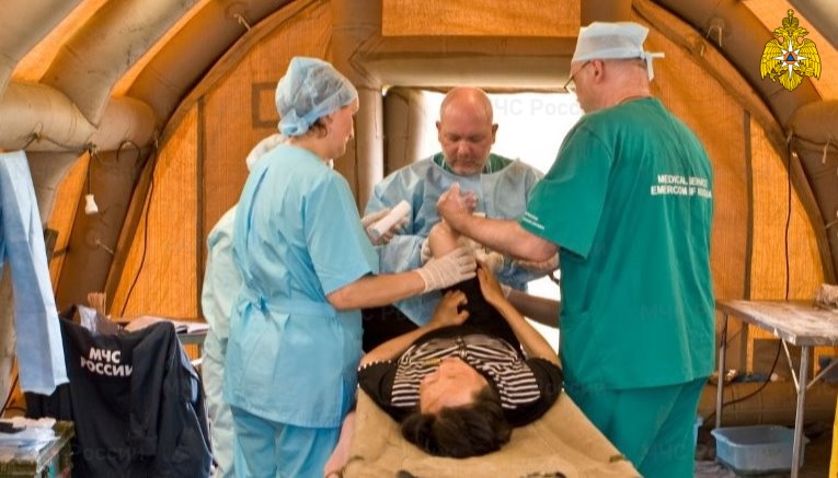 В системе МЧС России несут службу почти 2 тыс. медиков