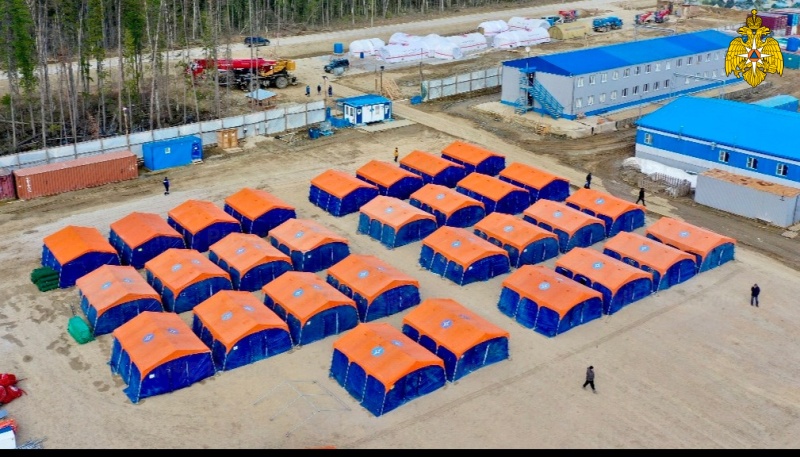 В Якутии продолжает работу аэромобильный госпиталь МЧС России с целью локализации распространения COVID-19