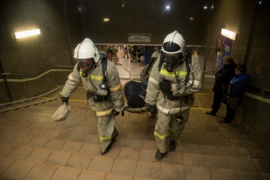 В Новосибирском метрополитене прошли  совместные учения экстренных служб города