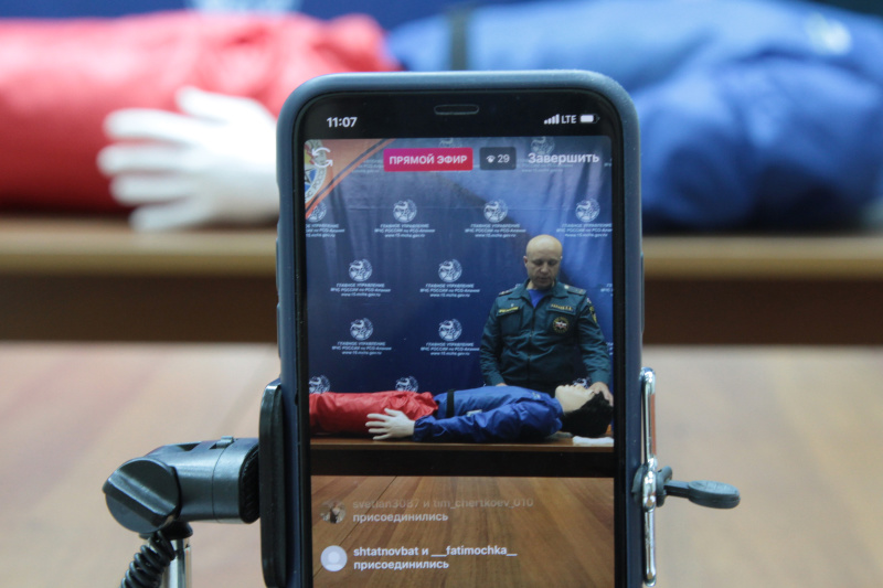 #сМЧСбезопасно: в Северной Осетии продолжают рассказывать о безопасности в прямом эфире