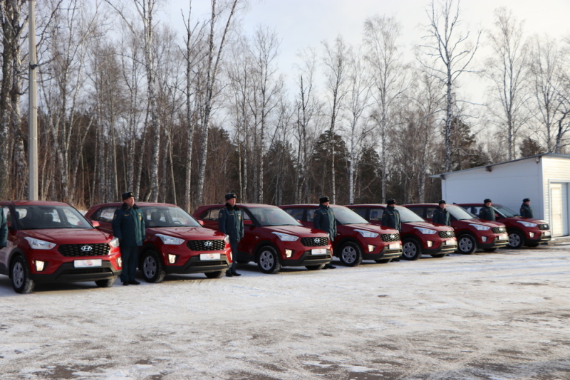 Автопарк Главного управления МЧС России по Красноярскому краю пополнился новой техникой