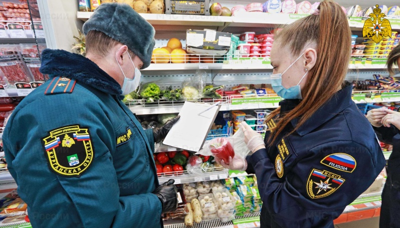 В Зауралье сотрудники МЧС России доставляют пенсионерам и ветеранам продукты и лекарства