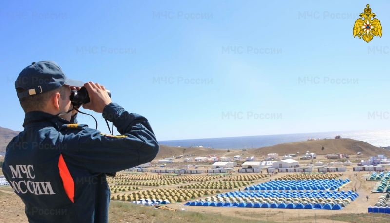 Сотрудники МЧС России обеспечили безопасность на фестивале «Таврида.Арт» (видео)