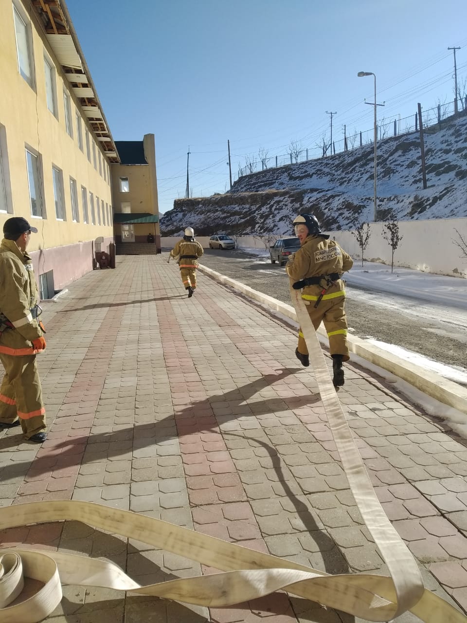 Пожарно-тактическое занятие прошло успешно