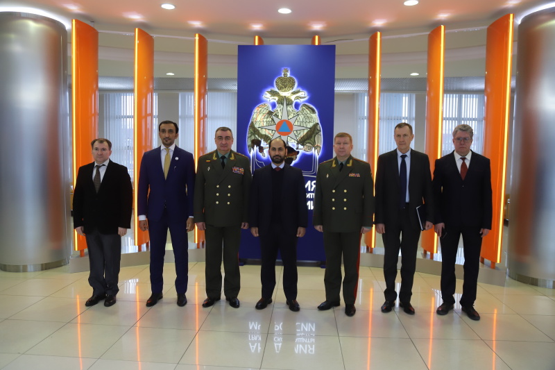 Академию гражданской защиты МЧС России посетила делегация посольства ОАЭ в России