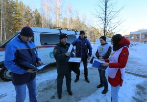 В наукограде Кольцово проходят рейды по профилактике пожаров в жилом секторе