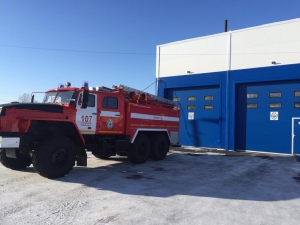 В Мошковском районе открыто новое  пожарное депо