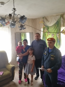 В городе Карасук пожарный извещатель спас многодетную семью