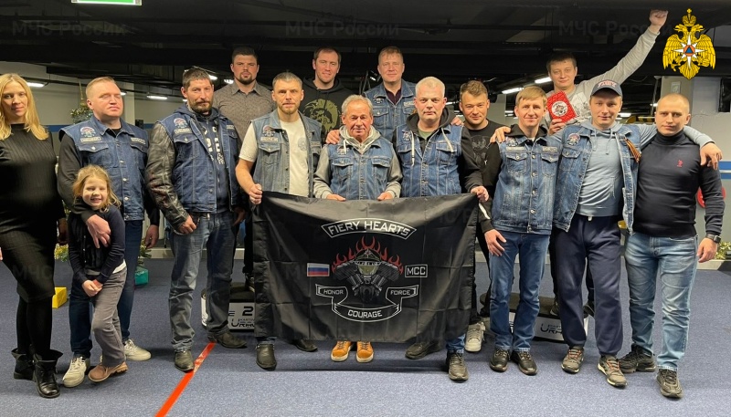 Клуб МЧС России «Пламенные сердца» подвел итоги мотосезона