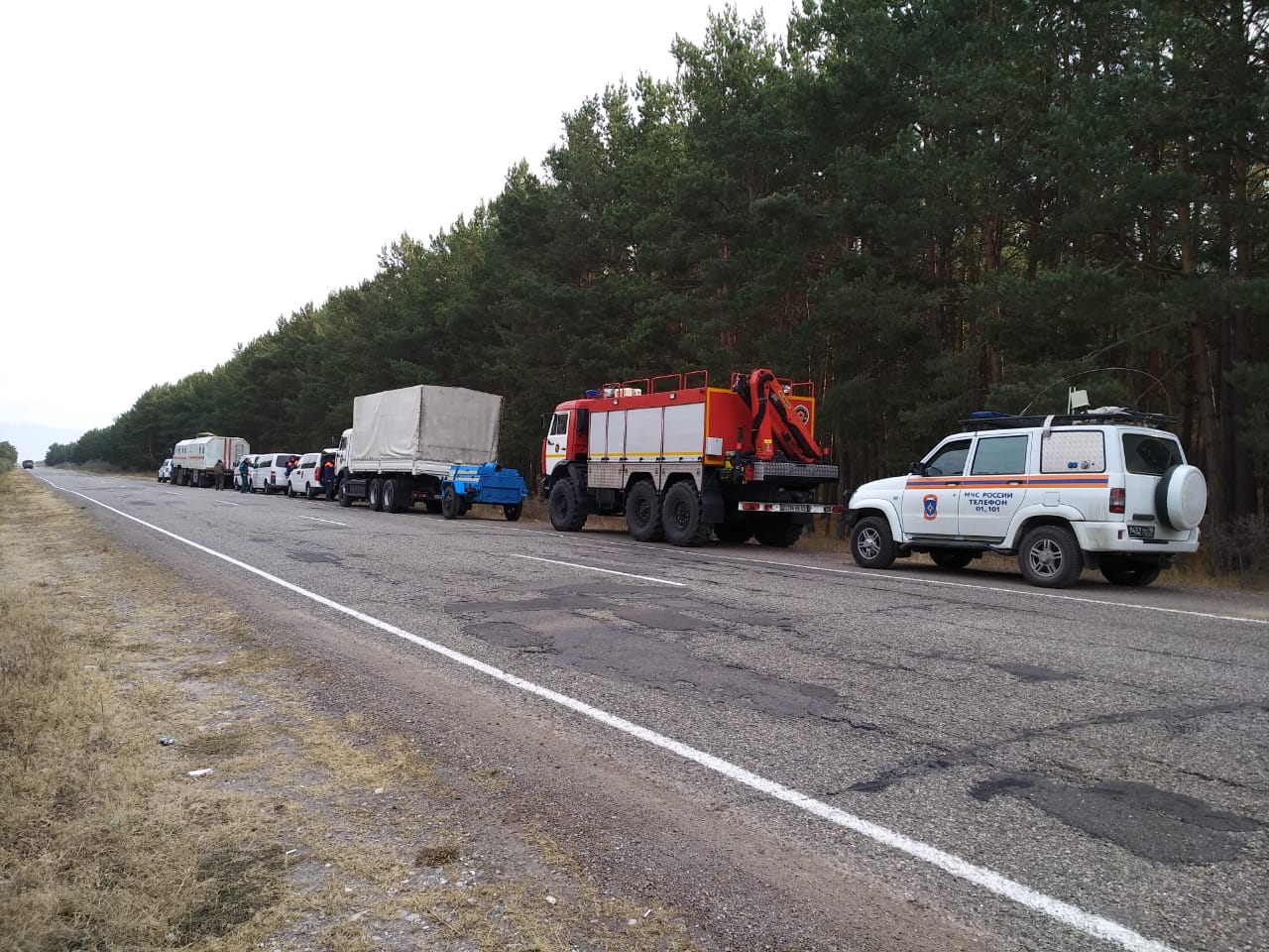 Группировка МЧС России прибыла в Степанакерт