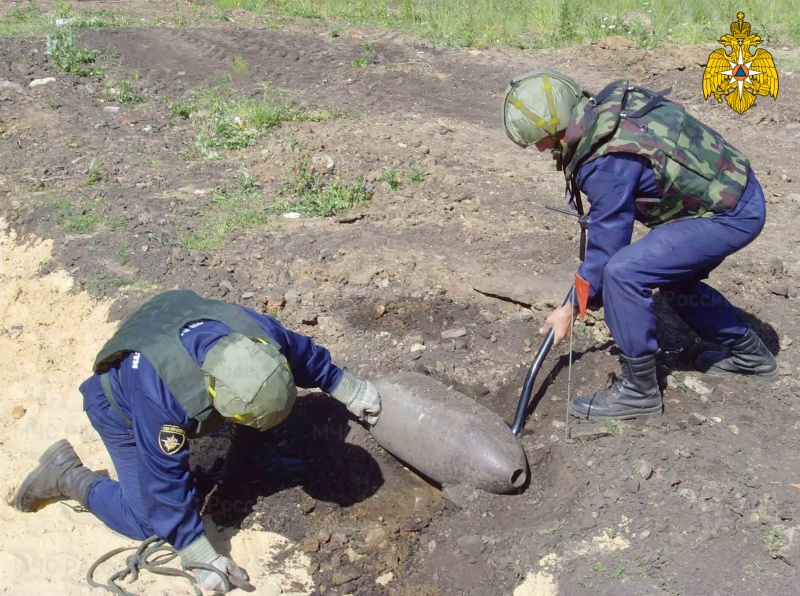 Орловские спасатели обезвредили взрывоопасные предметы