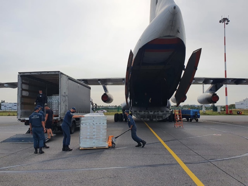 Авиация МЧС России доставит населению ЦАР, Конго и Зимбабве гуманитарную помощь