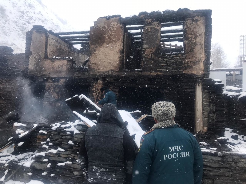 В Цунтинском районе работает рабочая группа Главного управления и МЧС Дагестана