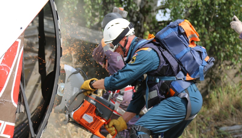 В Нижегородской области проходит Всероссийский сбор по техногенной подготовке спасателей