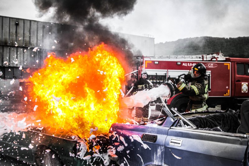 В Севастополе в ходе командно-штабной тренировки ликвидировали последствия ДТП на трассе федерального значения