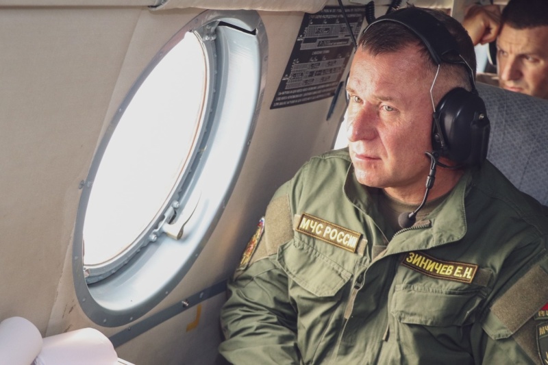 Евгений Зиничев оценил лесопожарную обстановку пострадавших территорий Якутии