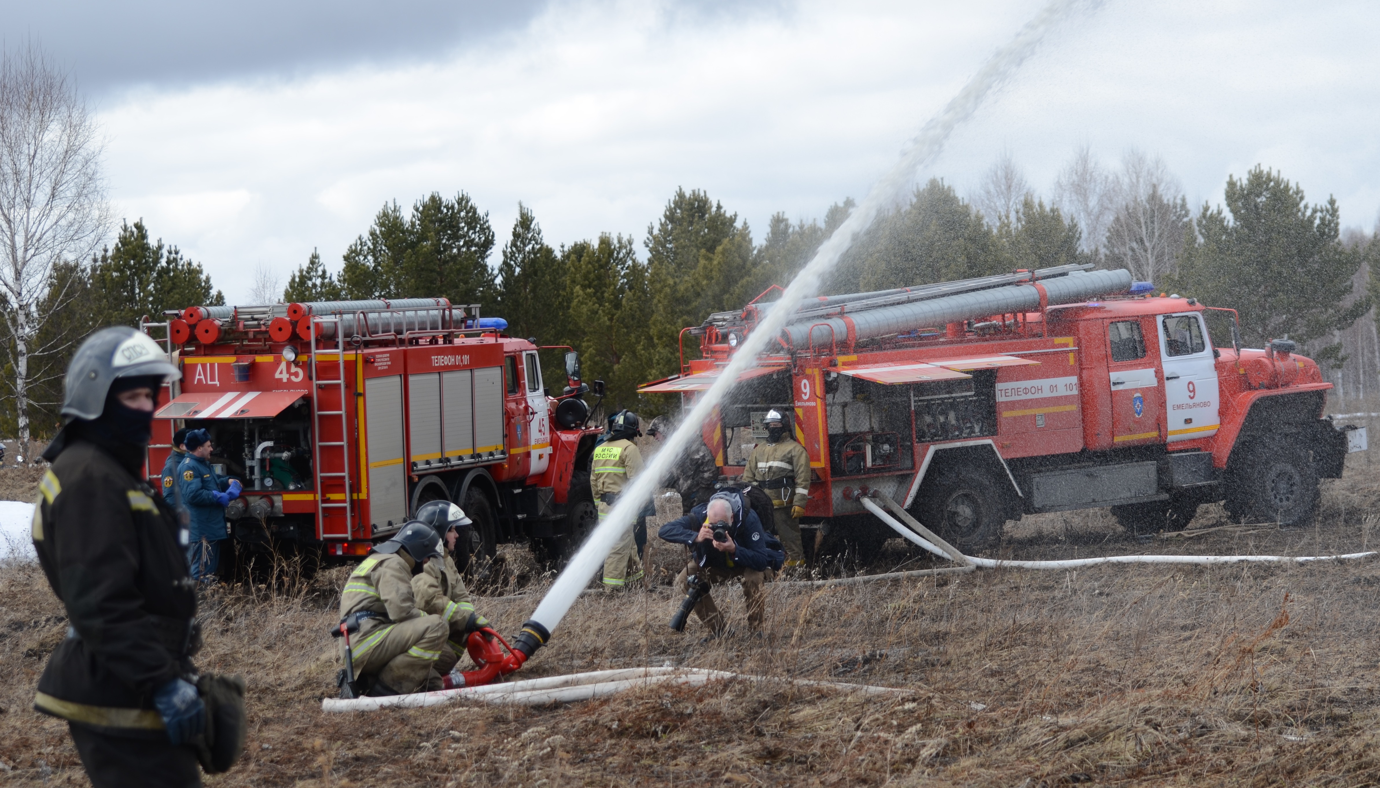 Практические мероприятия по защите от природных пожаров отрабатываются в третий день командно-штабного учения