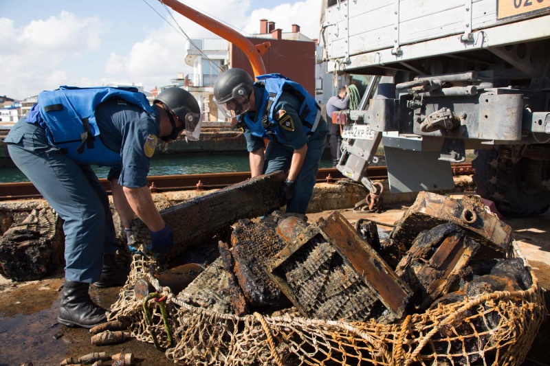 На теплоходе «Жан Жорес» обнаружены останки бойцов Красной армии