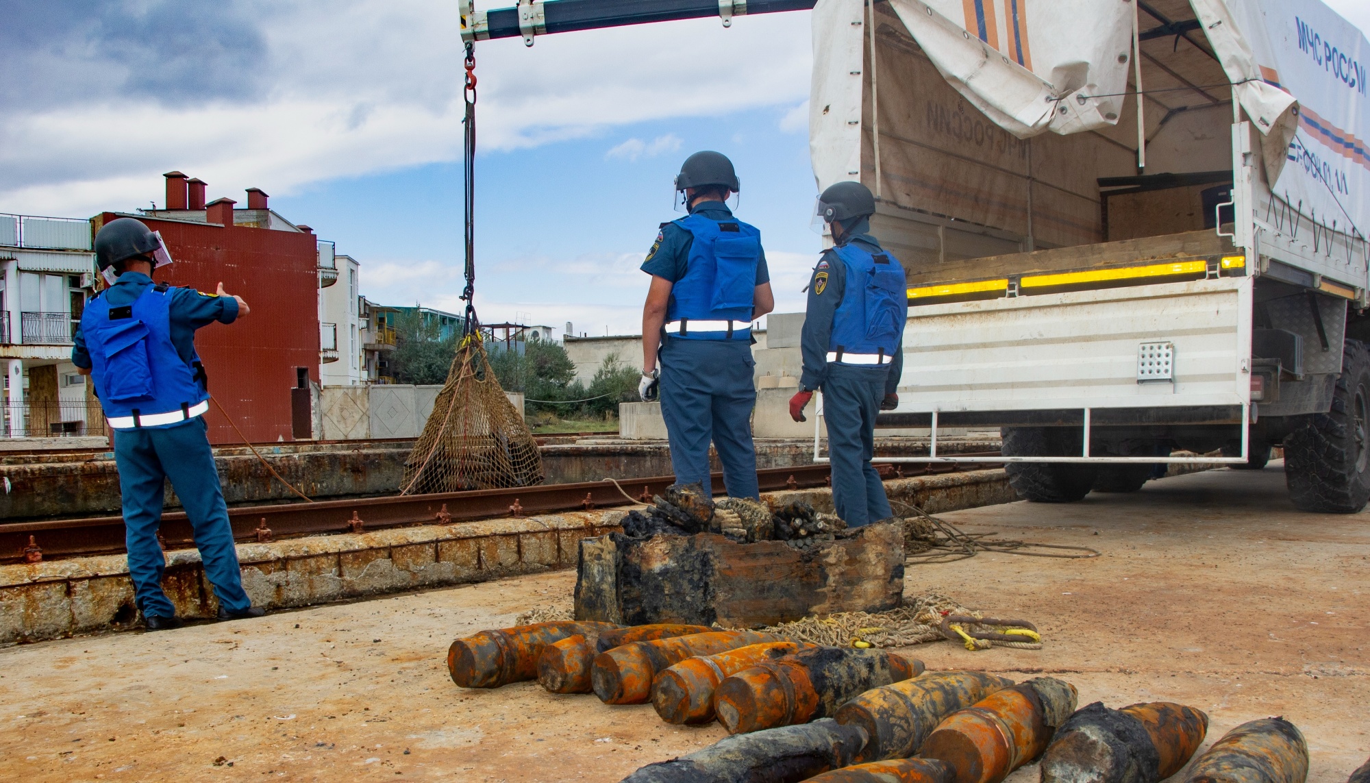 В Черном море ведется разминирование советского теплохода, затонувшего в 1942 году (видео)