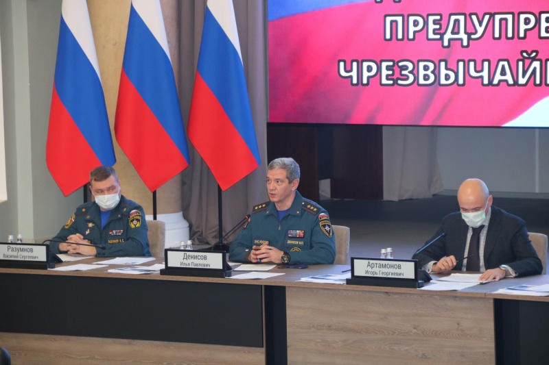 Заместитель Министра МЧС России Илья Денисов  прибыл в Липецкую область