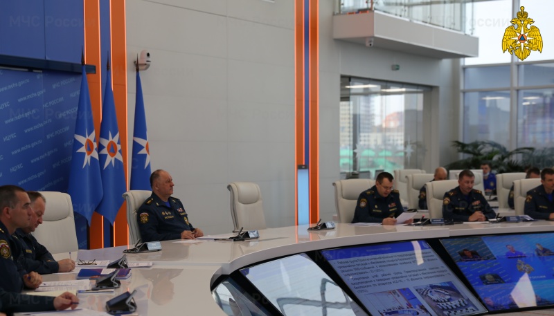 Продолжается Всероссийское командно-штабное учение под руководством Министра МЧС России