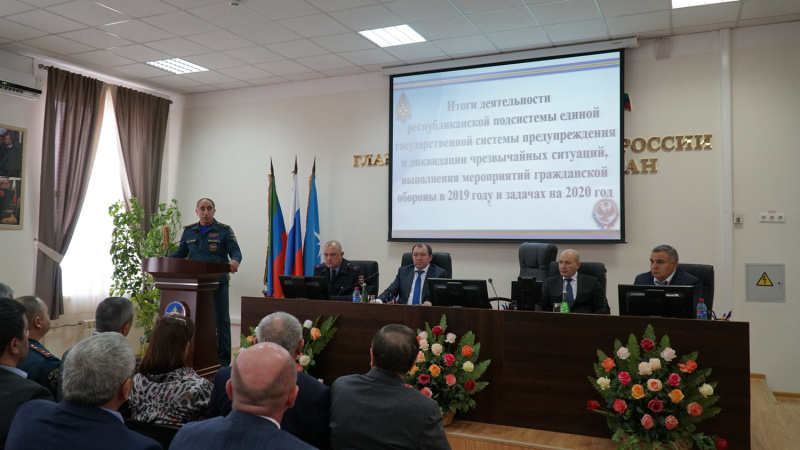 В Главном управлении подвели итоги деятельности республиканской подсистемы РСЧС за 2019 год