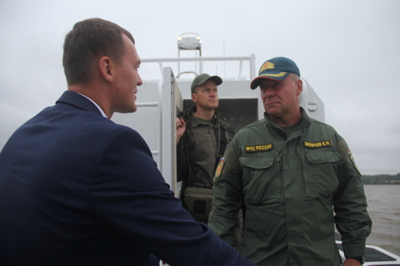 Евгений Зиничев оценил готовность гидротехнических сооружений Хабаровска к защите жителей от паводковых вод