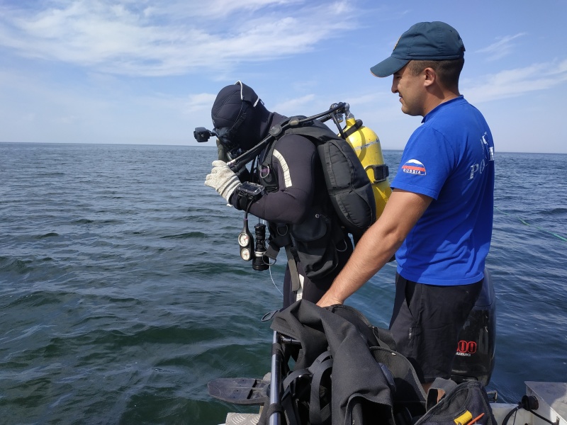 В Балтийском море продолжается разминирование немецкой баржи, затонувшей во время Великой Отечественной войны