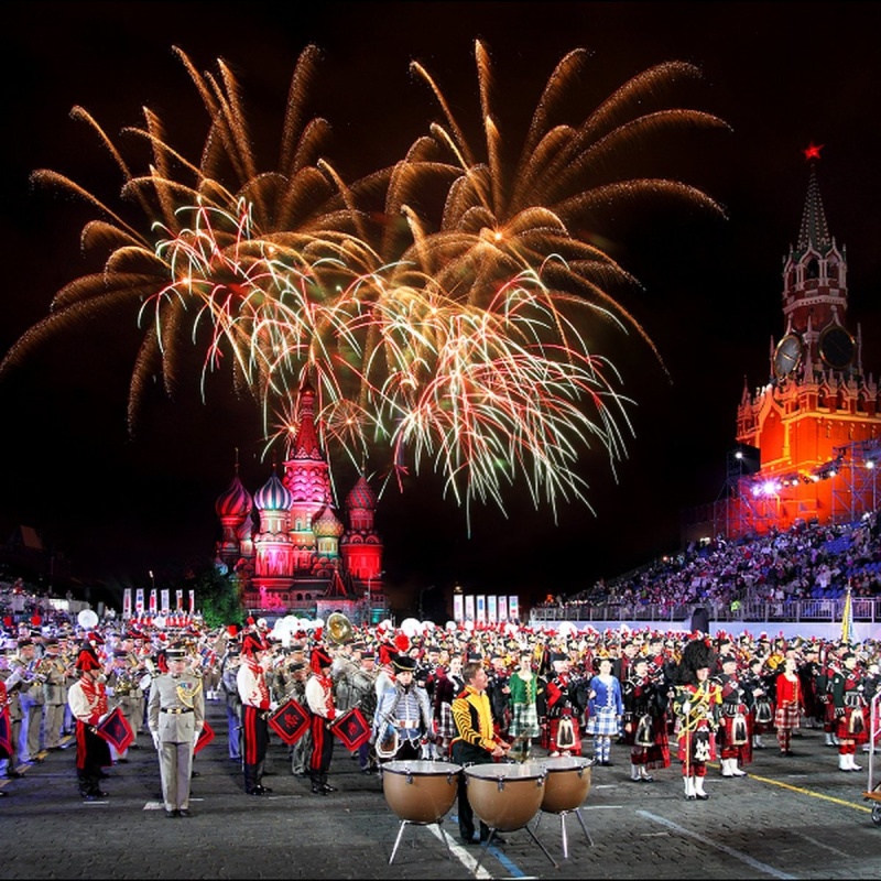 Показательный оркестр МЧС России принял участие в Международном военно-музыкальном фестивале «Спасская башня»