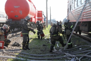 Тяжело в учении, легко в бою: в Новосибирске проведены крупные учения на железной дороге (фото,видео)