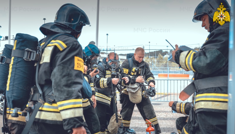 На «Сочи Автодроме» прошли учения МЧС России