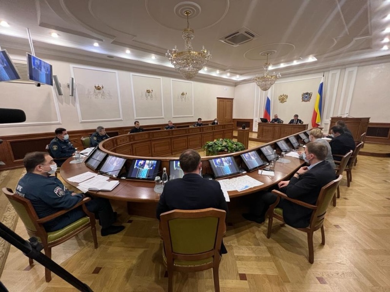 Врио главы МЧС России Александр Чуприян провел оперативное совещание в Ростове-на-Дону