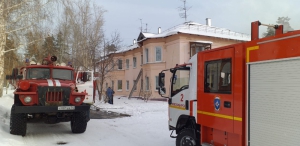 В Новосибирске ликвидирован сложный пожар. Шесть человек спасены