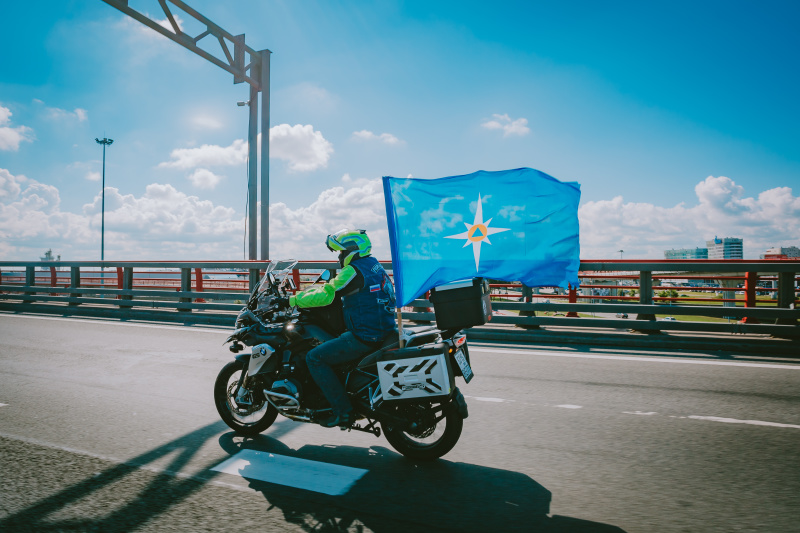 За год пожарный мотоклуб «Fiery Hearts МСС» преодолел 7000 км