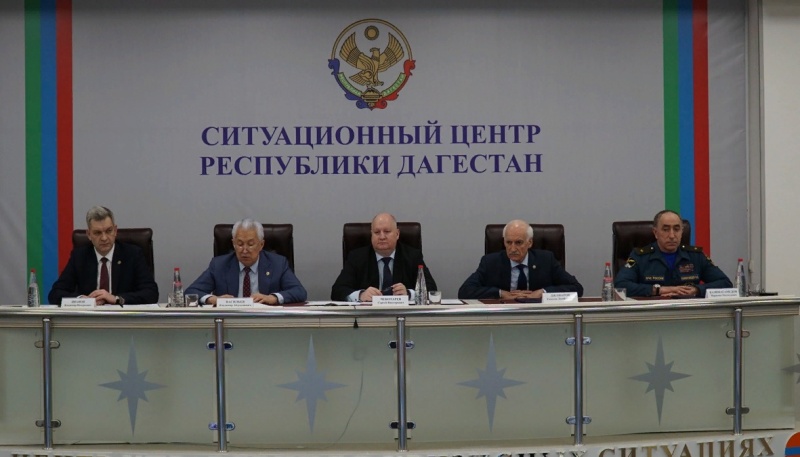 Сергей Чеботарёв высоко оценил Ситуационный центр МЧС Дагестана