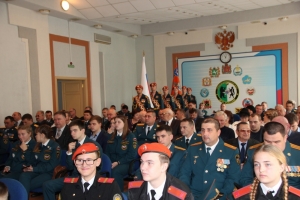 В Новосибирске прошло торжественное мероприятие, посвященное 86-й годовщине образования Гражданской обороны страны