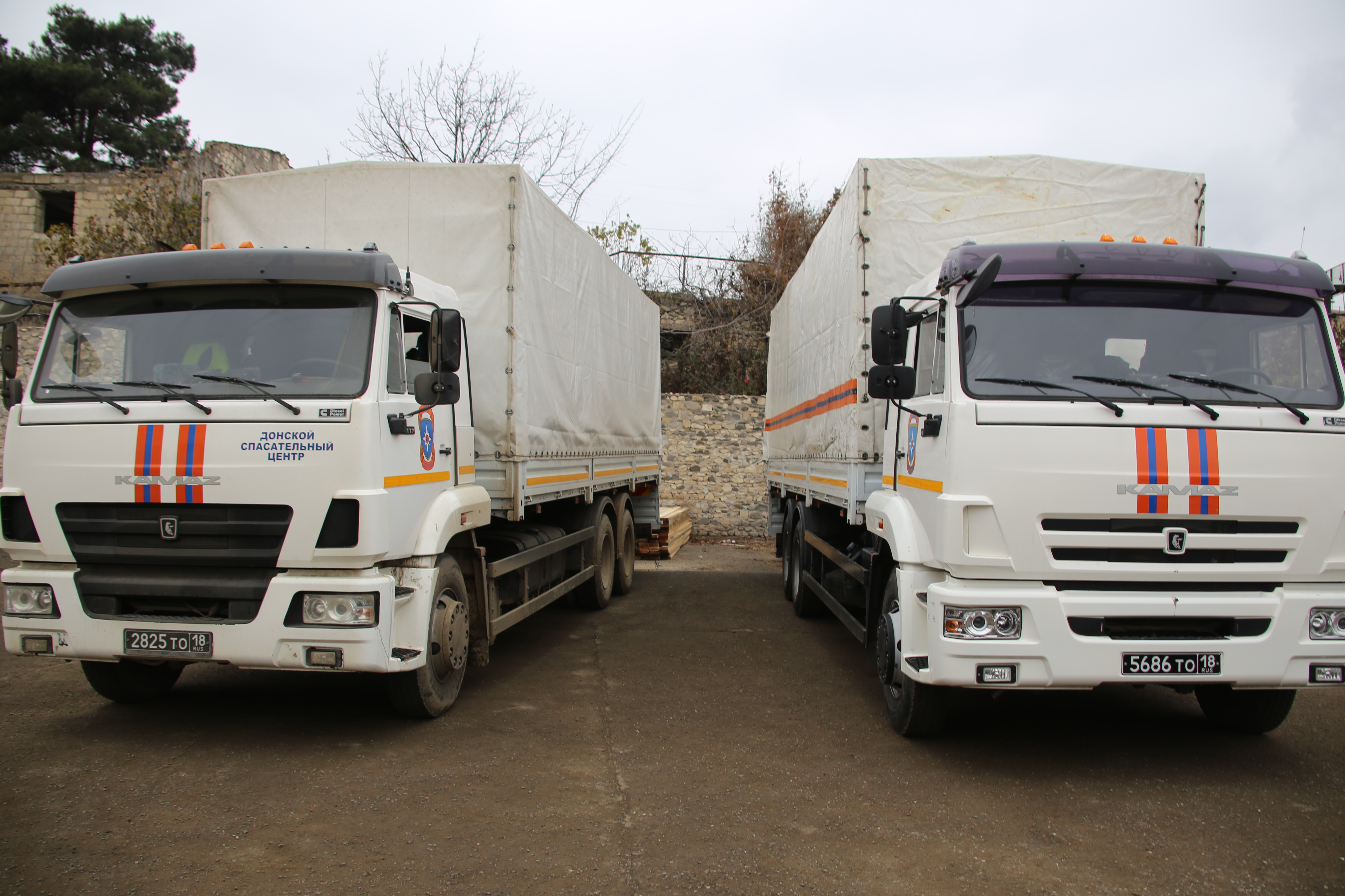 МЧС России оказывает помощь населению Нагорного Карабаха по эвакуации тяжелобольных в лечебные учреждения