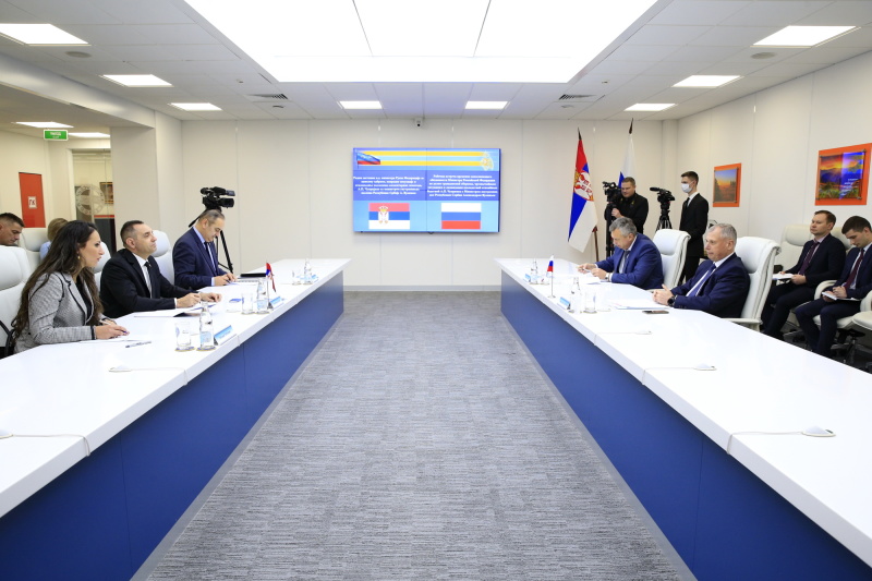Александр Чуприян провел рабочую встречу с Министром внутренних дел Республики Сербии Александром Вулиным
