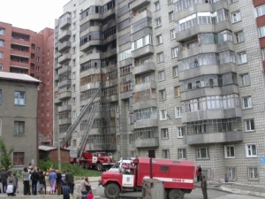 Пятнадцать спасенных на пожаре по улице Народная
