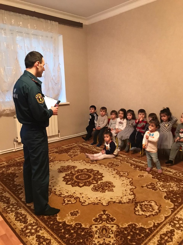 В детском саду «Солнышко» прошло профилактическое занятие