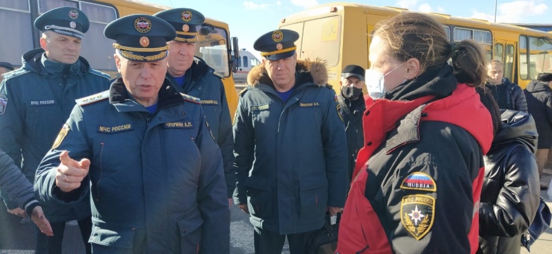 А. Чуприян проверил работу мобильных городков жизнеобеспечения