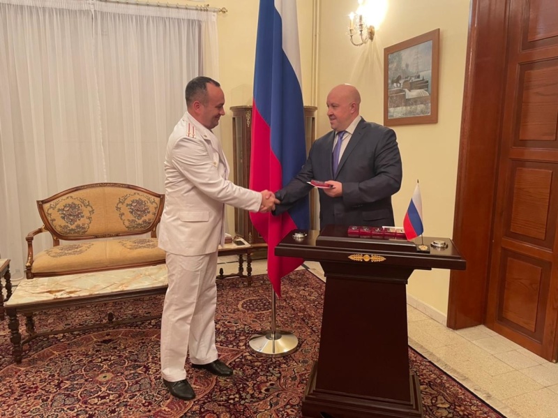 Медали МЧС России «За содружество во имя спасения» вручены специалистам Ливанской Республики