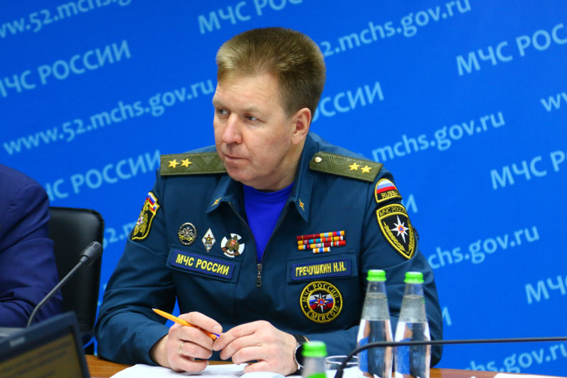 Заместитель Министра МЧС России Николай Гречушкин прибыл с рабочим визитом Нижегородскую область